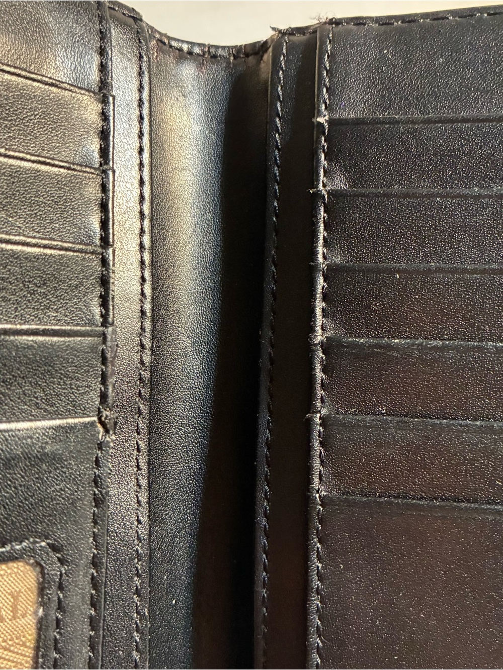 Lauren Ralph Lauren Silver Leather Continental Wallet with Logo Plate - Picture 10 of 10